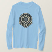 3D Symmetrical Advanced Art Long Sleeve T-Shirt Tシャツ (デザイン正面)