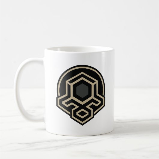 3D Symmetrical Advanced Art Mug コーヒーマグカップ (左)