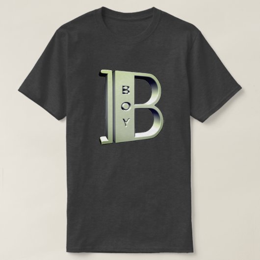 3D Tシャツ(モノクロ) Tシャツ (デザイン正面)