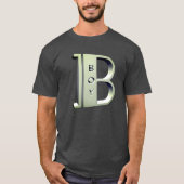 3D Tシャツ(モノクロ) Tシャツ (正面)