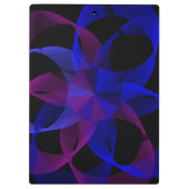 3D To 2D Cylinder Ring Geometric Clipboard クリップボード (裏面)