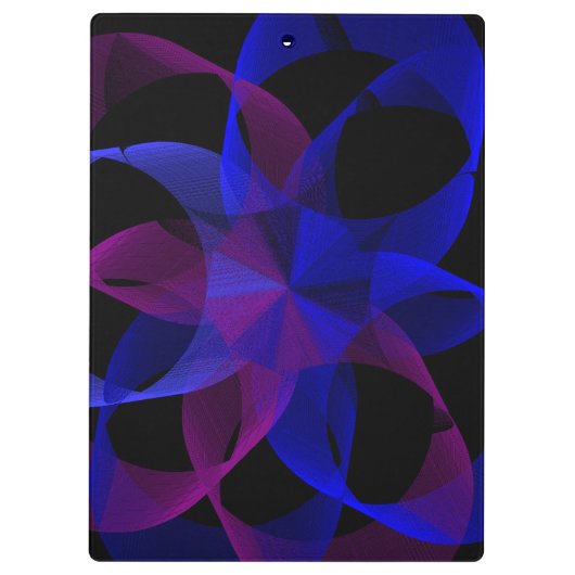 3D To 2D Cylinder Ring Geometric Clipboard クリップボード (裏面)