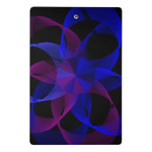 3D To 2D Cylinder Ring Geometric Mini Clipboard ミニクリップボード (裏面)