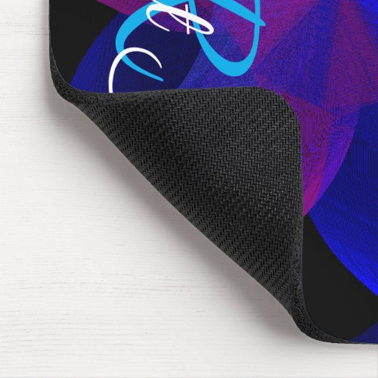 3D To 2D Cylinder Ring Geometric Mouse Pad マウスパッド (コーナー)