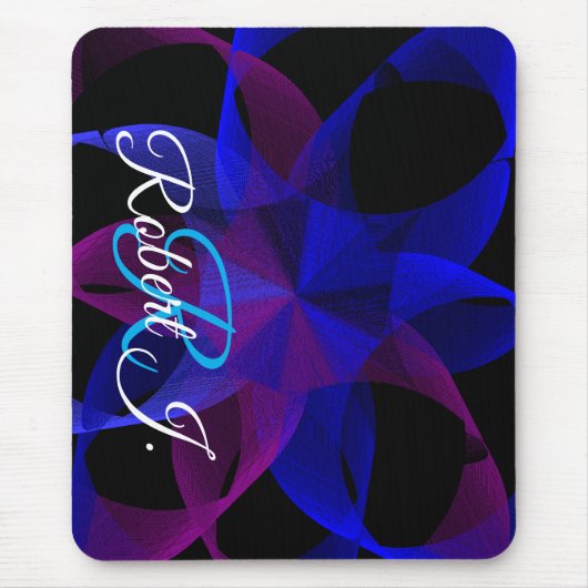 3D To 2D Cylinder Ring Geometric Mouse Pad マウスパッド (正面)