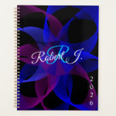 3D To 2D Cylinder Ring Geometric Spiral Planner プランナー手帳 (正面)