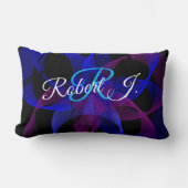 3D To 2D Cylinder Ring Geometric Throw Pillow ランバークッション (正面)