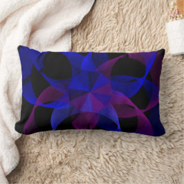 3D To 2D Cylinder Ring Geometric Throw Pillow ランバークッション