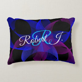 3D To 2D Geometric Cylinder Ring Accent Pillow アクセントクッション