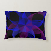 3D To 2D Geometric Cylinder Ring Accent Pillow アクセントクッション (裏面)