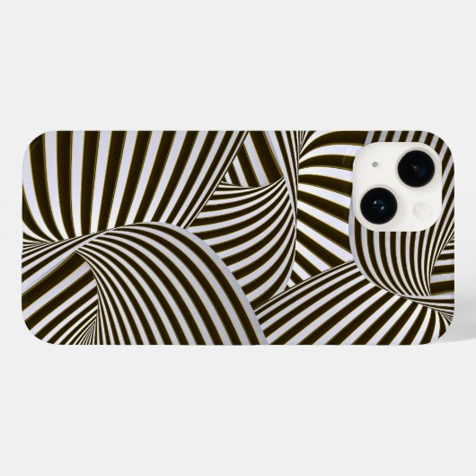 3D Twists iPhoneケース Case-Mate iPhoneケース (裏面 (横))