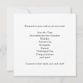 3D USMCはあらゆる大事な行事のためのカスタマイズ可能なカードを密封します! セーブザデート (裏面)