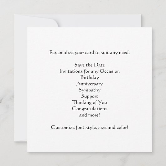 3D USMCはあらゆる大事な行事のためのカスタマイズ可能なカードを密封します! セーブザデート (裏面)