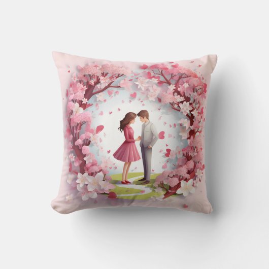 3D Valentine's Day Pillow クッション (正面)