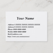 3DCG japanese horror 名刺 (裏面)