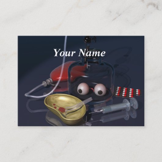 3DCG japanese horror 名刺 (正面)