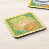 3DFruitコースターのパーソナライズ コースター (左側)
