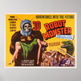 ロボット怪獣 – ヴィンテージSFホラー映画 ポスター | Zazzle.co.jp ロボット怪獣 – ヴィンテージSFホラー映画 ポスター | Zazzle.co.jp