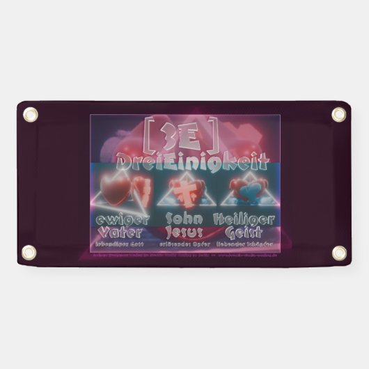 { 3E ] - DreiEinigkeit - himmlisches Vorbild 横断幕 (横)