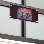 { 3E ] - DreiEinigkeit - himmlisches Vorbild 横断幕 (ビルの外側)