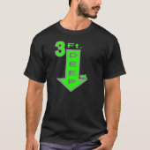3ftの深いのエンターテイメントのネオン緑T Tシャツ (正面)