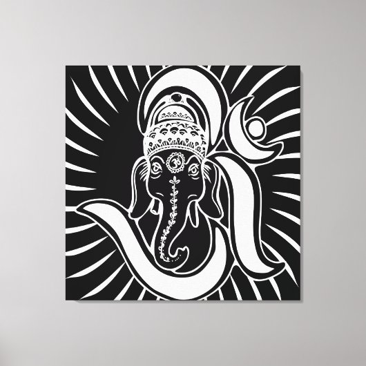 3FT x 3FT GANESH WALL GRAPHIC ART キャンバスプリント (正面)