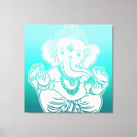 3FT x 3FT GANESH WALL GRAPHIC ART キャンバスプリント (正面)