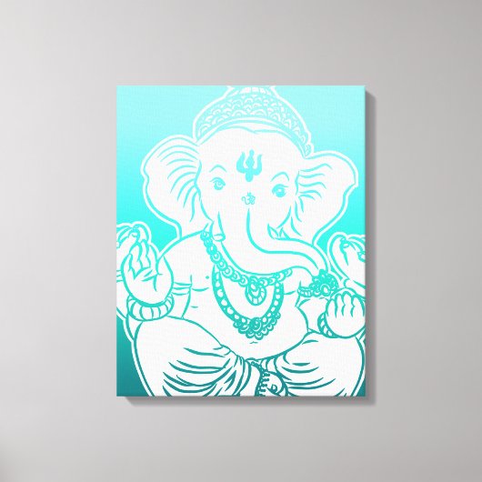3FT x 3FT GANESH WALL GRAPHIC ART キャンバスプリント (正面)