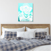 3FT x 3FT GANESH WALL GRAPHIC ART キャンバスプリント (インサイチュ (寝室))