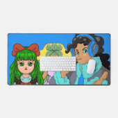 3girls cool design of mouse pad desk mats デスクマット (キーボード&マウス)