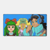 3girls cool design of mouse pad desk mats デスクマット (正面)