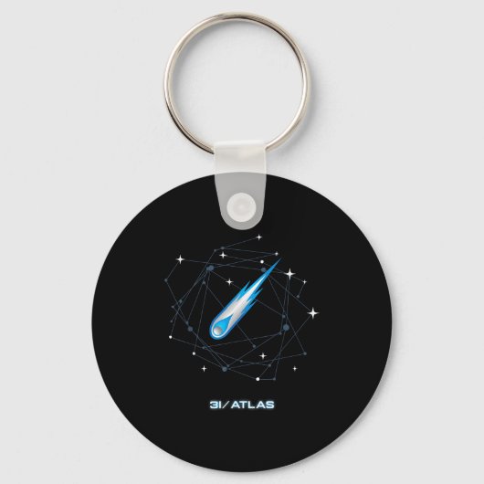 3i アトラス星間彗星 2025 宇宙 天文学 キーホルダー (正面)