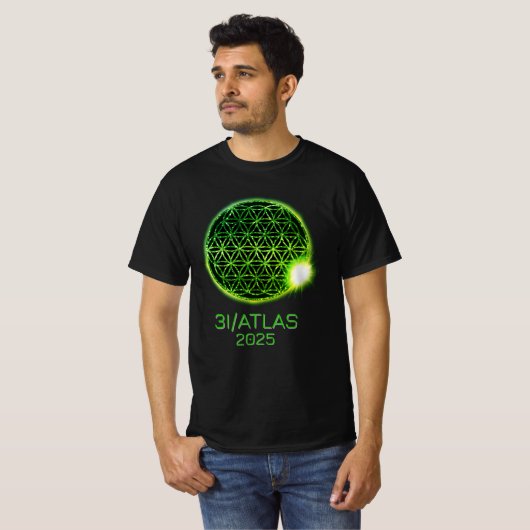 3I / ATLAS comet asteroid  Tシャツ (正面フル)