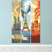 3I/Atlas end of the world posters キャンバスプリント (インサイチュ (ウッドフロア))