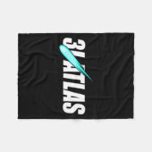 3i_atlas Interstellar Comet  フリースブランケット (正面(横))