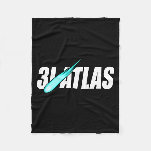 3i_atlas Interstellar Comet  フリースブランケット (正面)