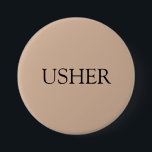 3inch円形の案内係ピン 缶バッジ<br><div class="desc">薄紫の3inch大きいピン</div>