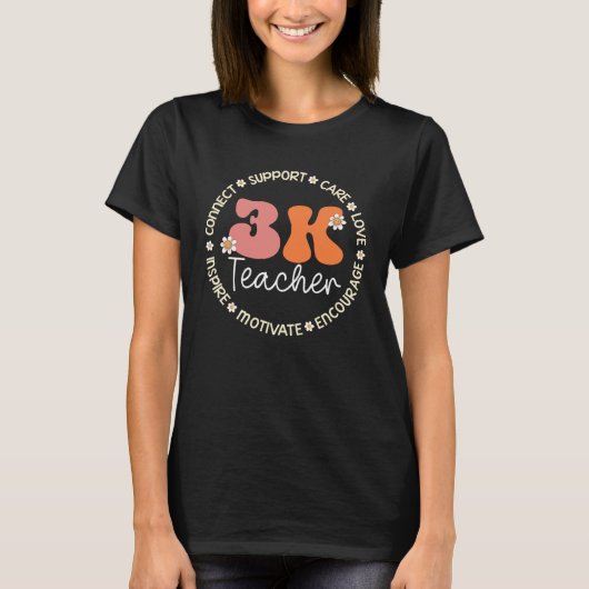 3K Teacher Appreciation Week Back to School Tシャツ (正面)