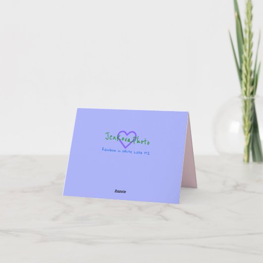 <3ORI RAINBOW SMALL GREETING CARD カード (裏面)