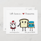 3P行こうぜ！ ポストカード (正面/裏面)