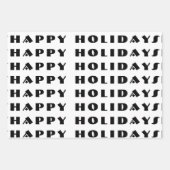 3pc折衷的プリントラッピング紙 ラッピングペーパーシート (正面3)