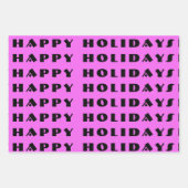 3pc折衷的プリントラッピング紙 ラッピングペーパーシート (正面2)