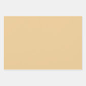 3pc金ゴールドスカルラップ紙 ラッピングペーパーシート (正面3)