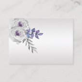 #3Purpleシルバーグレーフローラ詳細エンクロージャカード エンクロージャーカード (裏面)