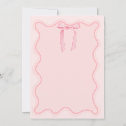 3rdダスティピンクボウズ誕生日パーティープリンセス 招待状 (裏面)