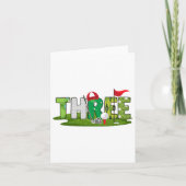 3rdバースデーゴルフテーマ3歳オールドキッズスポーツ部 カード (正面)