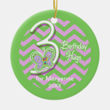 3rdバースデーバタフライハグ名前をカスタムする