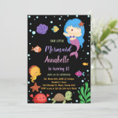 3rdリトルブルーエア マーメイド招待状 招待状 (スタンド正面)