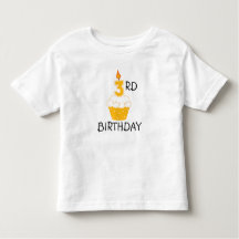 3rd誕生日キッズTシャツ