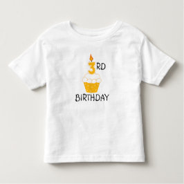 3rd誕生日キッズTシャツ トドラーTシャツ